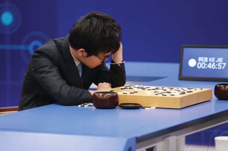 alphago and Ke Jie